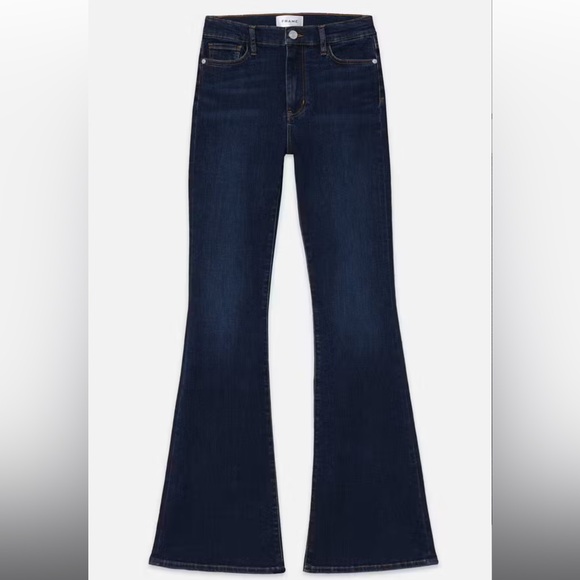 Frame Denim Denim - Frame Le High Flare Jean, High Rise, NWT, size 24, Dark Blue